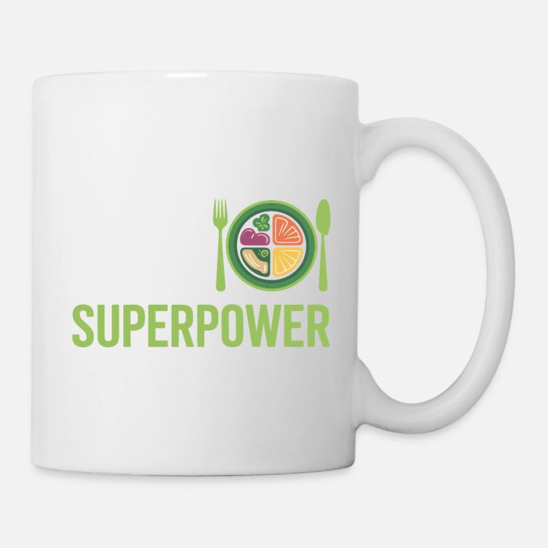 Diététicien agréé spécialisé en nutrition - Mug blanc - blanc