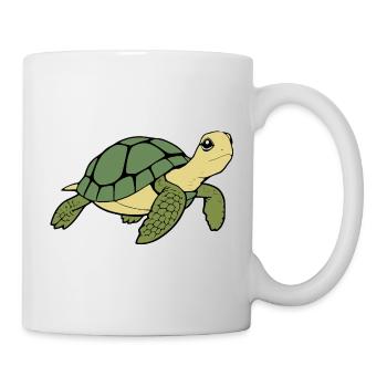 Schildkröten Schildkröten - Tasse - Weiß - Rechts