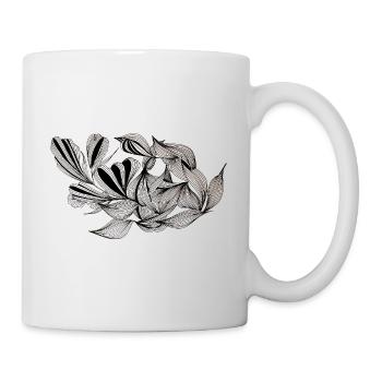 Black and white sheet duo - Mug - white - Right