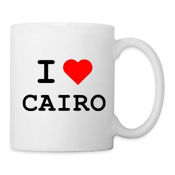 I Love Cairo Herzdesign - Tasse - Weiß - Rechts