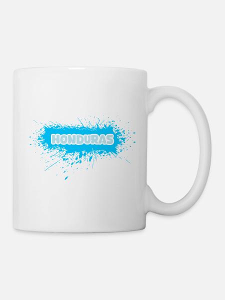 Honduras als Sonne - Tasse - Weiß