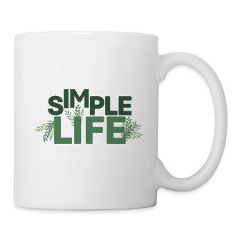 Simple Life - Green - Mug - white - Right
