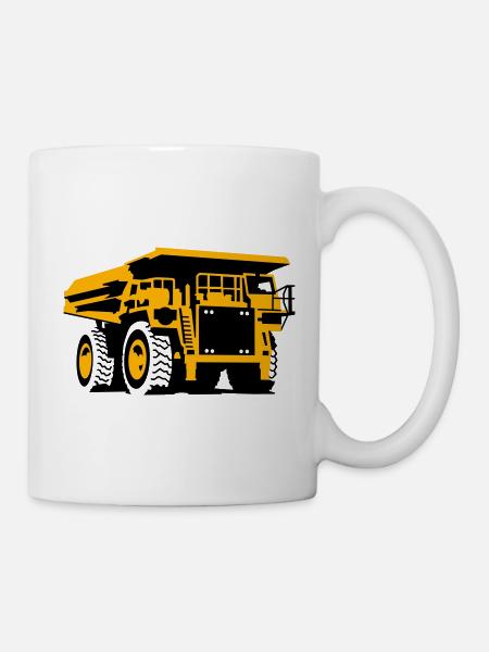 LKW - Tasse - Weiß