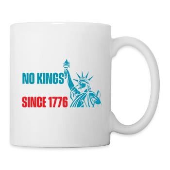 We The People No Kings America Patriotic - Mug - white - Right