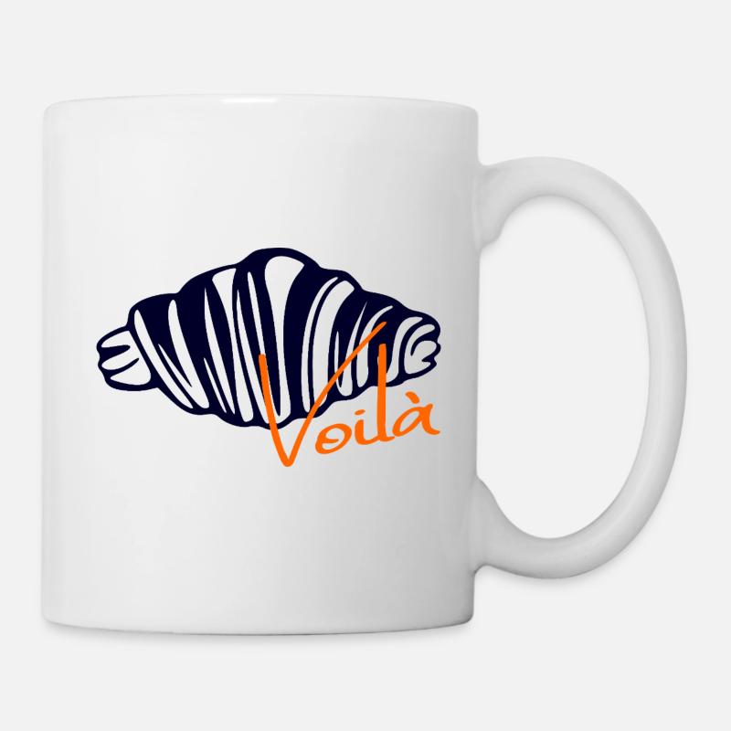 Croissants Voilà - Mug - white