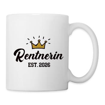Retraité 2026 Début de la retraite Retraite à 26 ans Retraite - Mug blanc - blanc - Droite