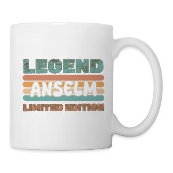 First name Anselm - Mug - white - Right