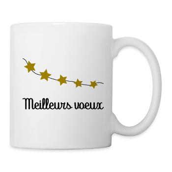HAPPY NEW YEAR. NEW YEAR'S EVE. BEST WISHES - Mug - white - Right