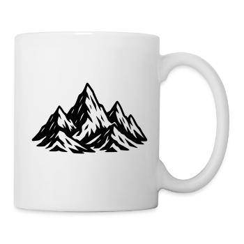 Berge Symbol Mountains - Mug - white - Right