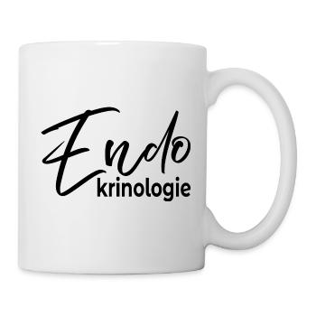 Endokrinologie Schilddrüse - Tasse - Weiß - Rechts