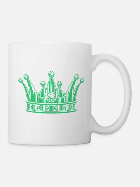 Krone - Tasse - Weiß