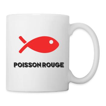 POISSON. MEMOIRE. SARDINE. POISSON D'AVRIL. MER - Mug blanc - blanc - Droite