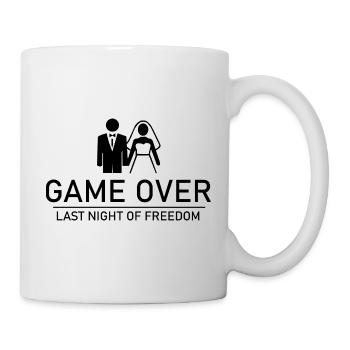 Partie terminée – Dernière nuit de liberté Hochzeit JGA - Mug blanc - blanc - Droite