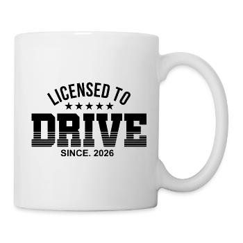 Driver's license passed in 2026 - Mug - white - Right