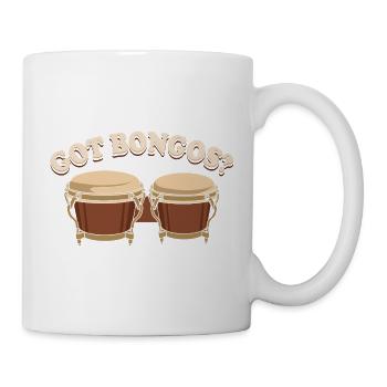 Got Bongos Funny Percussion Musician Drummer Art - Tasse - Weiß - Rechts