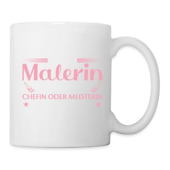 Patronne ou Maître artisan - Peintre - Mug blanc - blanc - Droite