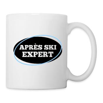 Après-Ski Expert – Party Skifahrer Spruch - Tasse - Weiß - Rechts