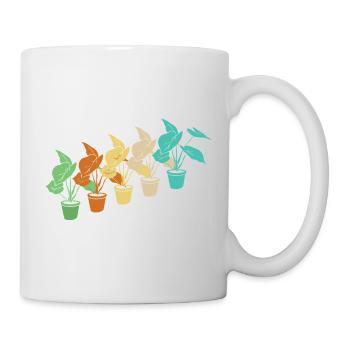 Pflanzenliebhaber Lustiger Garten-humor - Tasse - Weiß - Rechts