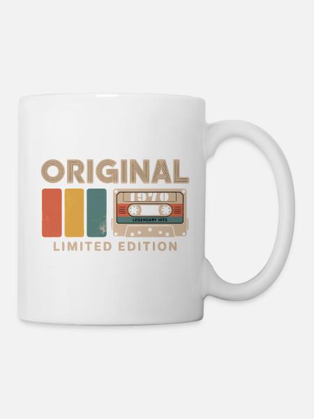 Original 1970 Anniversaire 1970 Cadeau 1970 Retro - Mug blanc - blanc