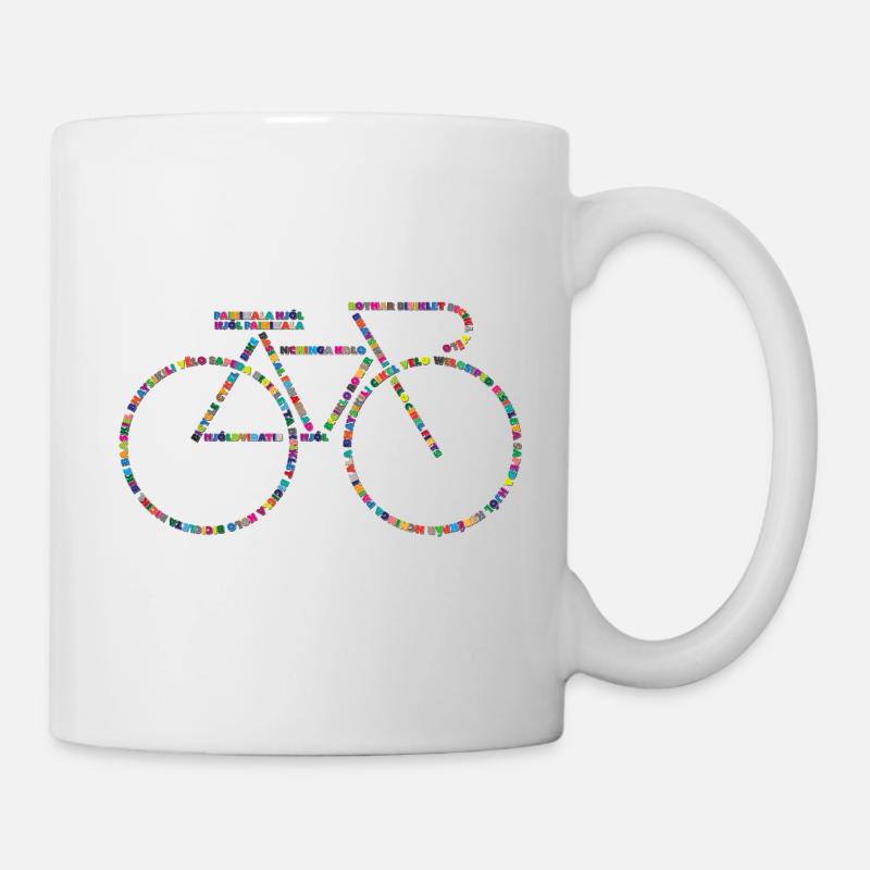 Bicycle languages V1 - Mug - white