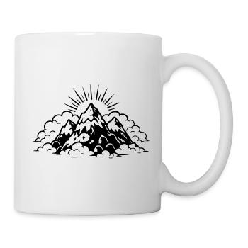 Mountains Landscape Icon - Mug - white - Right