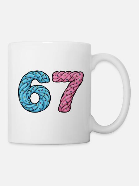 67 Twist Zuckerkunst - Tasse - Weiß