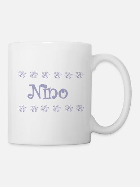 Nino Lavender and Lace - Mug - white