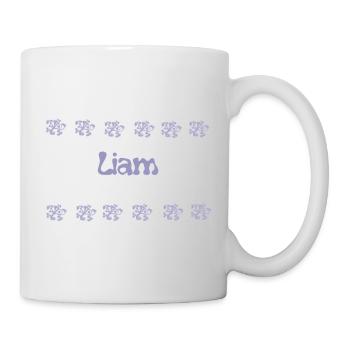 Liam Lavender Bubbles - Tasse - Weiß - Rechts