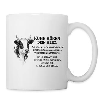 Cow Motif – Country Life & Farm Love - Mug - white - Right