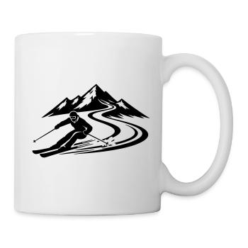 Ski Mountains Slope - Mug - white - Right