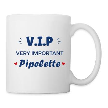 VIP-Pipelette: Königliches Geplapper - Tasse - Weiß - Rechts