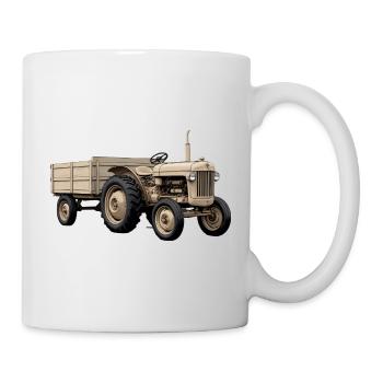 Vintage Tractor Field Work - Mug - white - Right