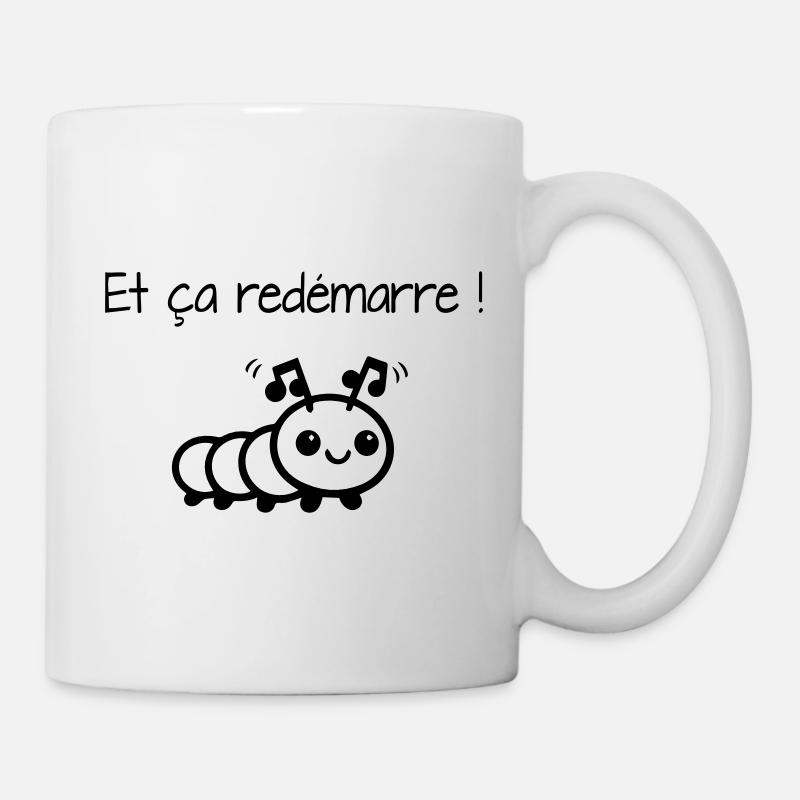 Et ça redémarre ! - Mug blanc - blanc