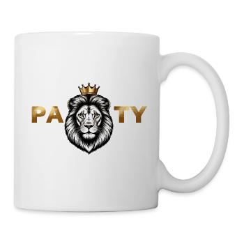 Partylöwe – König der Nacht - Tasse - Weiß - Rechts