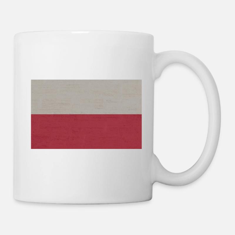 Drapeau polonais - Mug blanc - blanc
