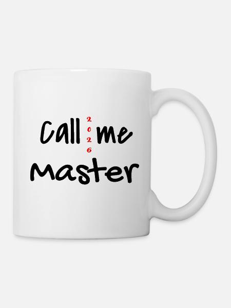 Master 2026 Abschluss Promotion Sponsion - Tasse - Weiß