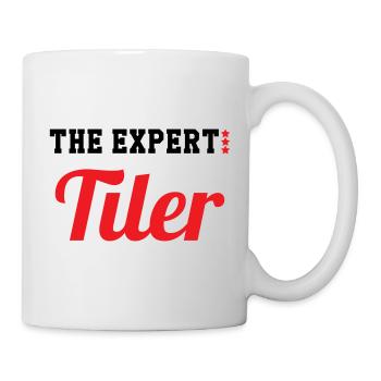 Expert tiler – pro tile laying precision - Mug - white - Right