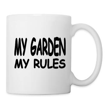 Garten - Tasse - Weiß - Rechts
