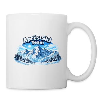 Apres Ski Team Bergpanorama - Tasse - Weiß - Rechts