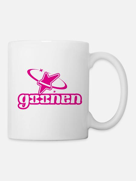 Garten Stern Galaxy Logo - Tasse - Weiß