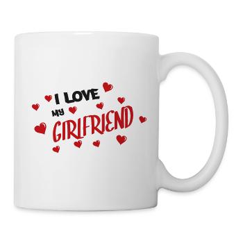 J’adore mon cœur Love Design - Mug blanc - blanc - Droite