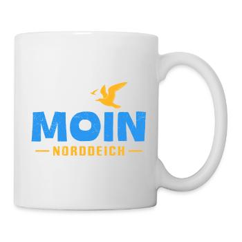 North Sea Holiday MOIN NORDDEICH Funny - Mug - white - Right