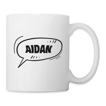 Geschenk für Aidan - Tasse - Weiß - Rechts