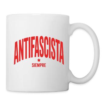 Antifascista Siempre - Antifa Tee - Mug blanc - blanc - Droite