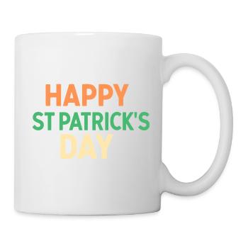 Frohen St. Patrick's Day - Tasse - Weiß - Rechts