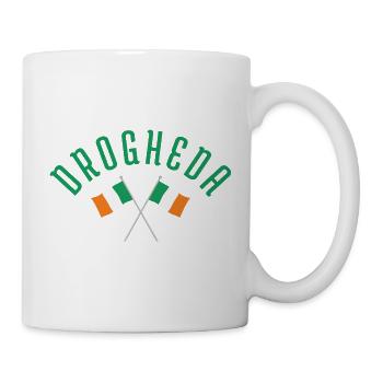 Drapeau irlandais croisé de Drogheda - Mug blanc - blanc - Droite
