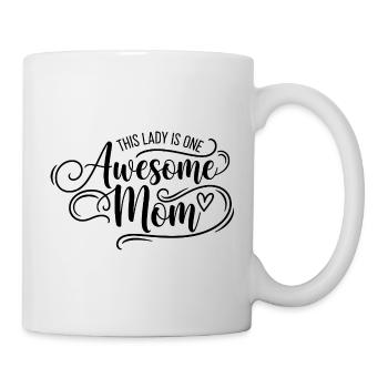 This lady is a great mom mom gift - Mug - white - Right