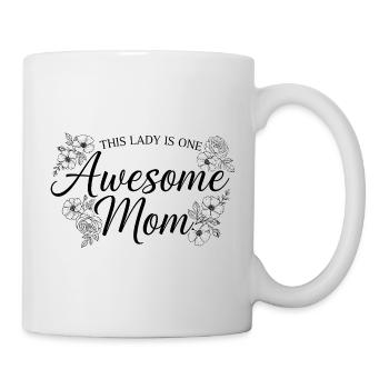 This lady is a great mom mom gift - Mug - white - Right