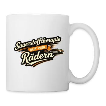 Sauerstofftherapie auf vier Rädern - Tasse - Weiß - Rechts
