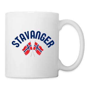Stavanger Norway Flags - Mug - white - Right